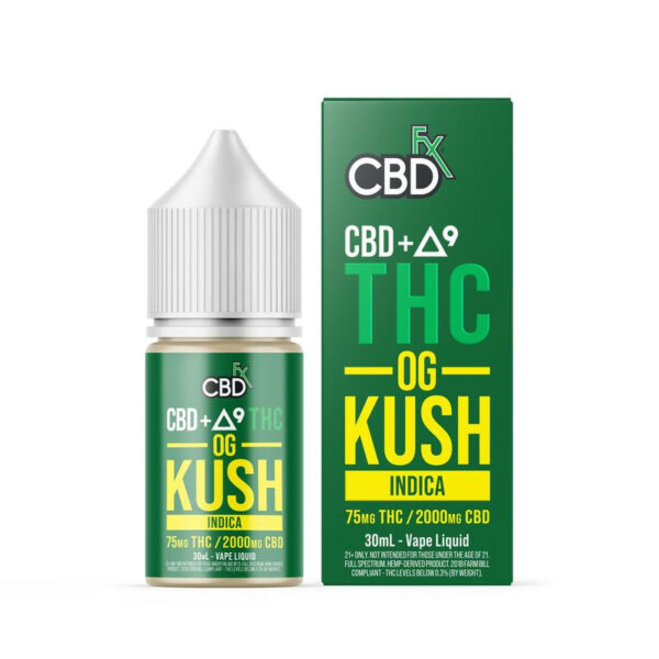 OG Kush UK THC Vape Juice + CBD
