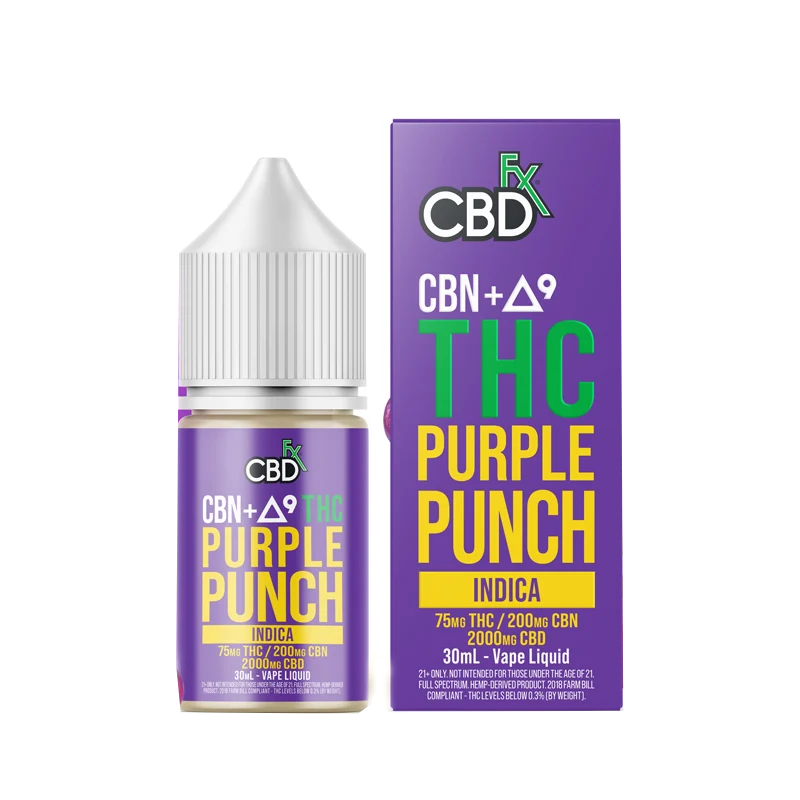 Purple Punch UK THC Vape Juice + CBN