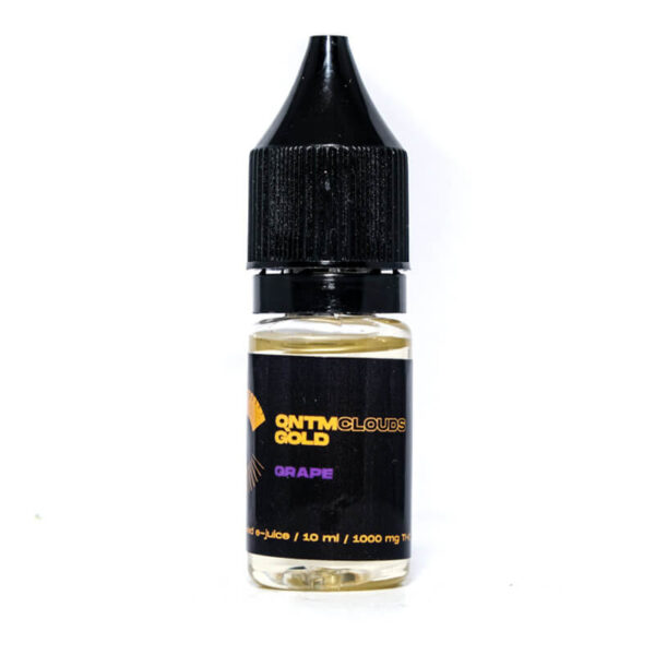 QNTM Clouds Gold THC Vape Liquid Grape UK