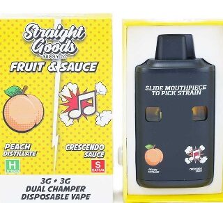 Dual Chamber Vape UK – Peach + Crescendo