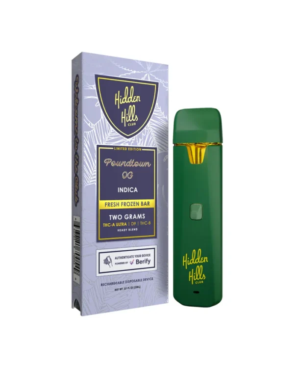 Hidden Hills Heady Blend THCA Disposable Vape UK
