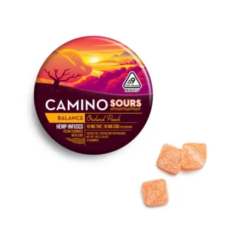 Camino Sours Orchard Peach 'Balance' Gummies UK