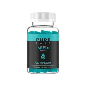 Birthday Cake Delta 8 UK THC Vegan Gummies