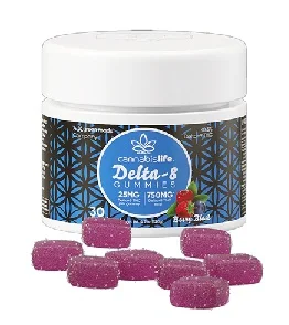 Cannabis Life - Delta 8 Gummies UK - Berry Blast